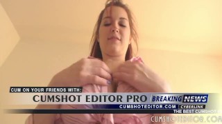 Cute Amateur Slut Showing Her Big Natural Breasts