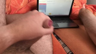 Together handjob on Omegle webcam