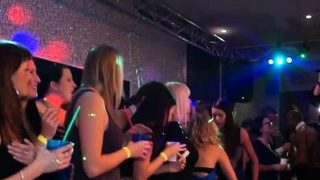 Blonde luscious girl sucking cock with cream