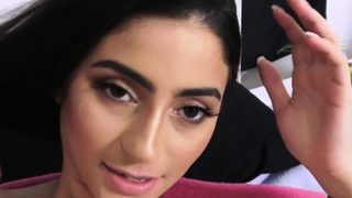 Indian babe Jamsine Vega tease in bed