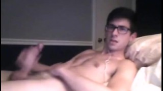 Nude Boy Jerking Off In Bed