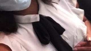 Tonguepierced shemale amateur rims and sucks busty tranny