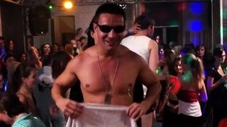 Gang bang patty at night club dicks and pusses each where