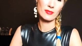 Mature slave in latex