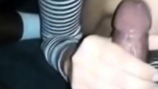 Minha Sposa Face Punheta (My girl masturbating My Dick)