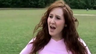 Redhead Teen Outdoors