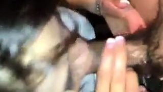 Amateur Pinya giving head in public bathroom