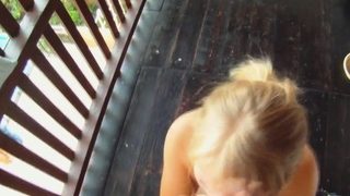 Charming blonde woman Alice Marshall’s lovebox gets hammered