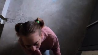 Fucked a modest girlfriend in a public place