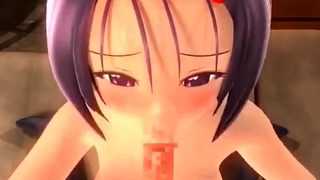 Horny blonde does professional blowjob in pov porn film