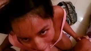 Latina Amateur Teen Sucking Huge Cock Homemade