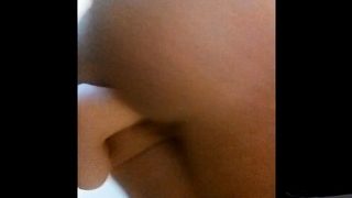 Public bathroom suction dildo!