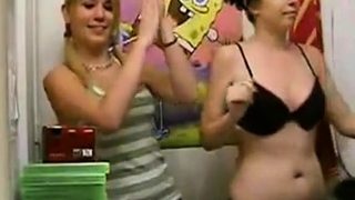 two stupid whores on cam