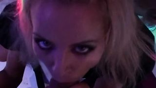 Loads of pussies merry boobs during fuckfest party