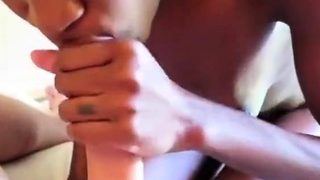 Amazing Ebony Woman Gets Bred by a White Cock Creampie BWC