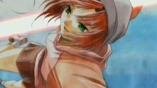 Beautiful hentai enjoys pussy fuck