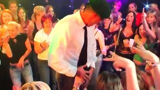 Golden-haired luscious cuties was cussed out