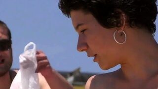 Gorgeous perfect body Topless Beach Voyeur Public Nude